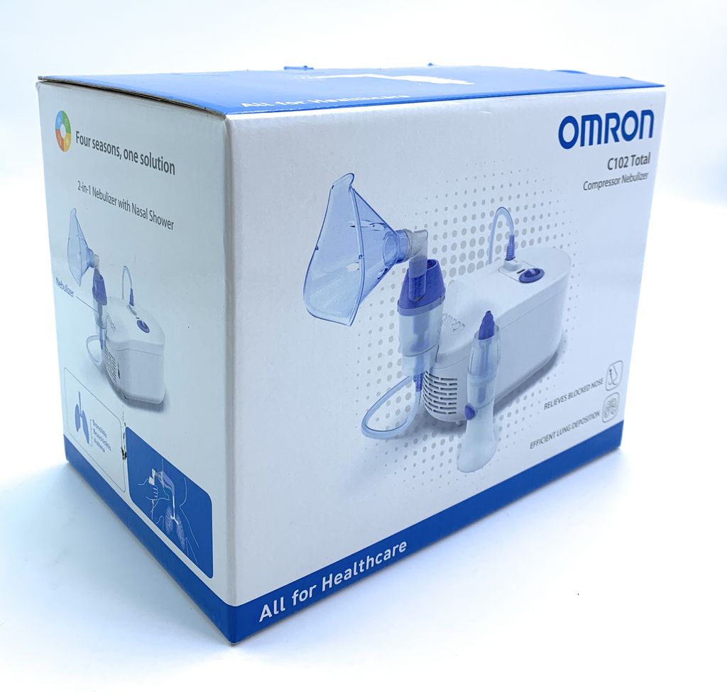 Omron C102 Total 2-in-1-Vernebler mit Nasendusche  Produktbild 2