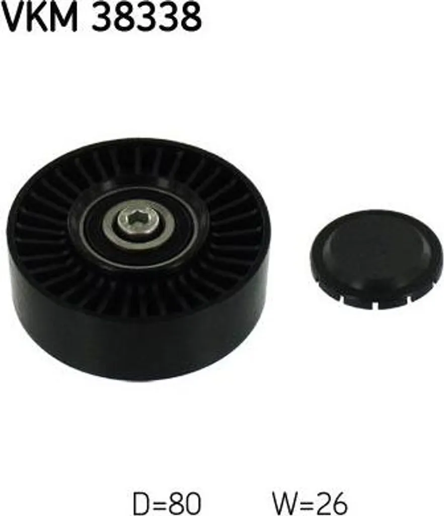 SKF VKM 38338 Rouleau de renvoi courroie trapézoïdale OE 11287799859