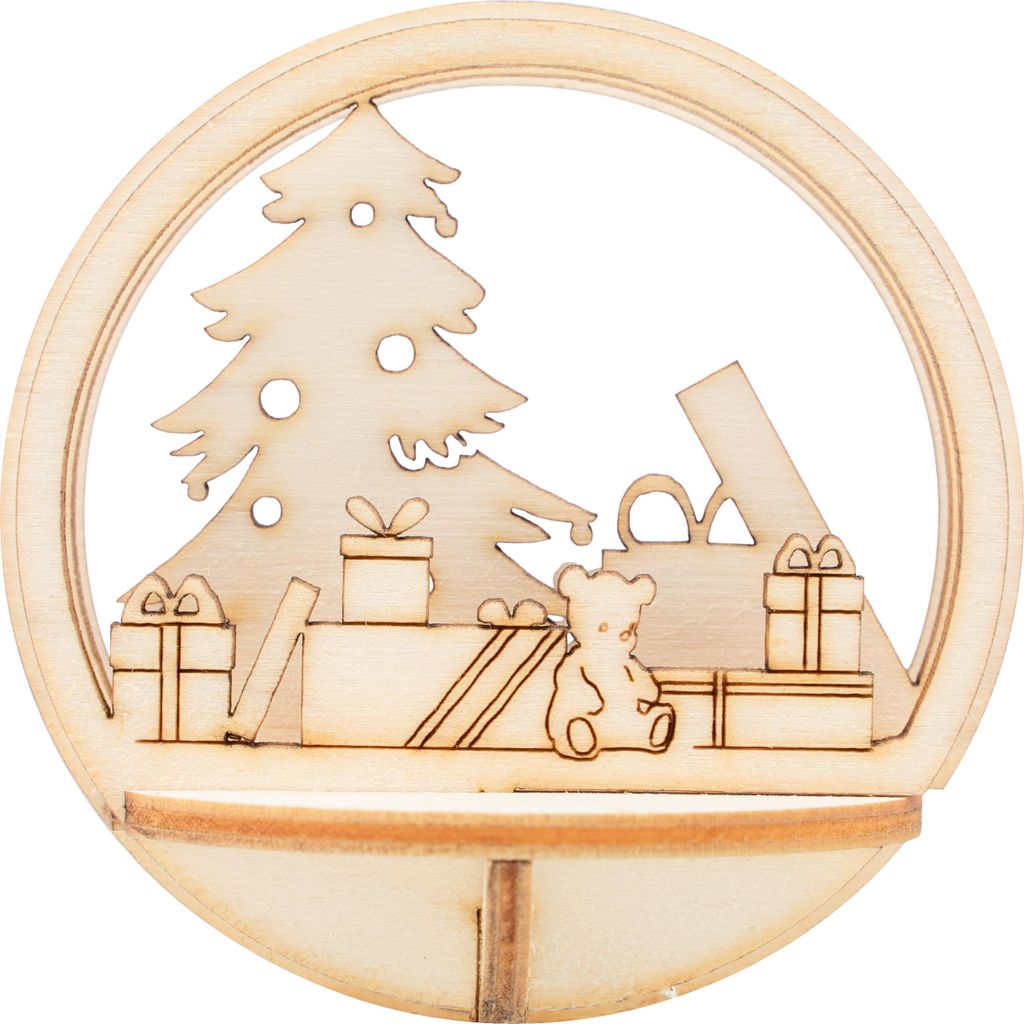 VBS Holz-Steckmotiv für Acrylkugel, Ø 8 cm Geschenke