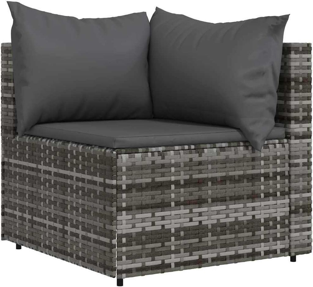 A single corner sofa unit with cushions, shown from a slightly elevated angle.