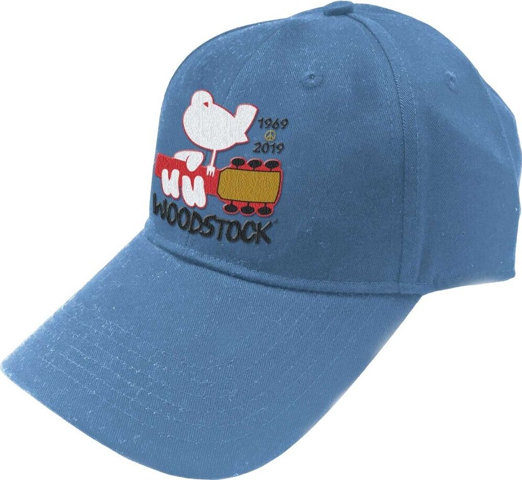 Woodstock - Baseball-Mütze für Herren/Damen Uni RO6428 (Einheitsgröße) (Jeansblau)