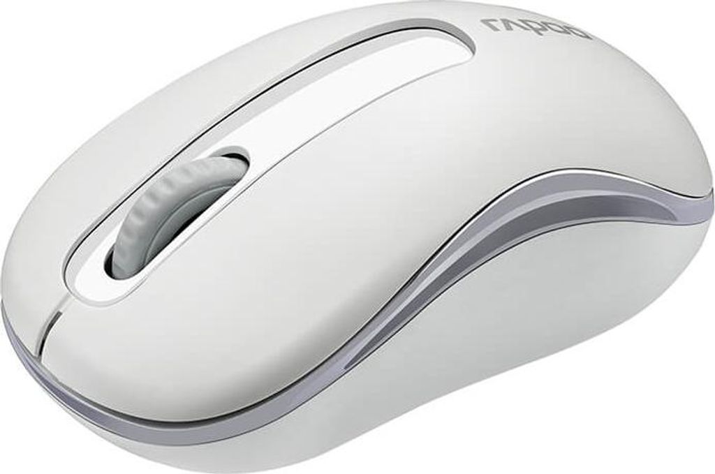 Rapoo M10 Plus Weiß Kabellose optische Maus Produktbild 