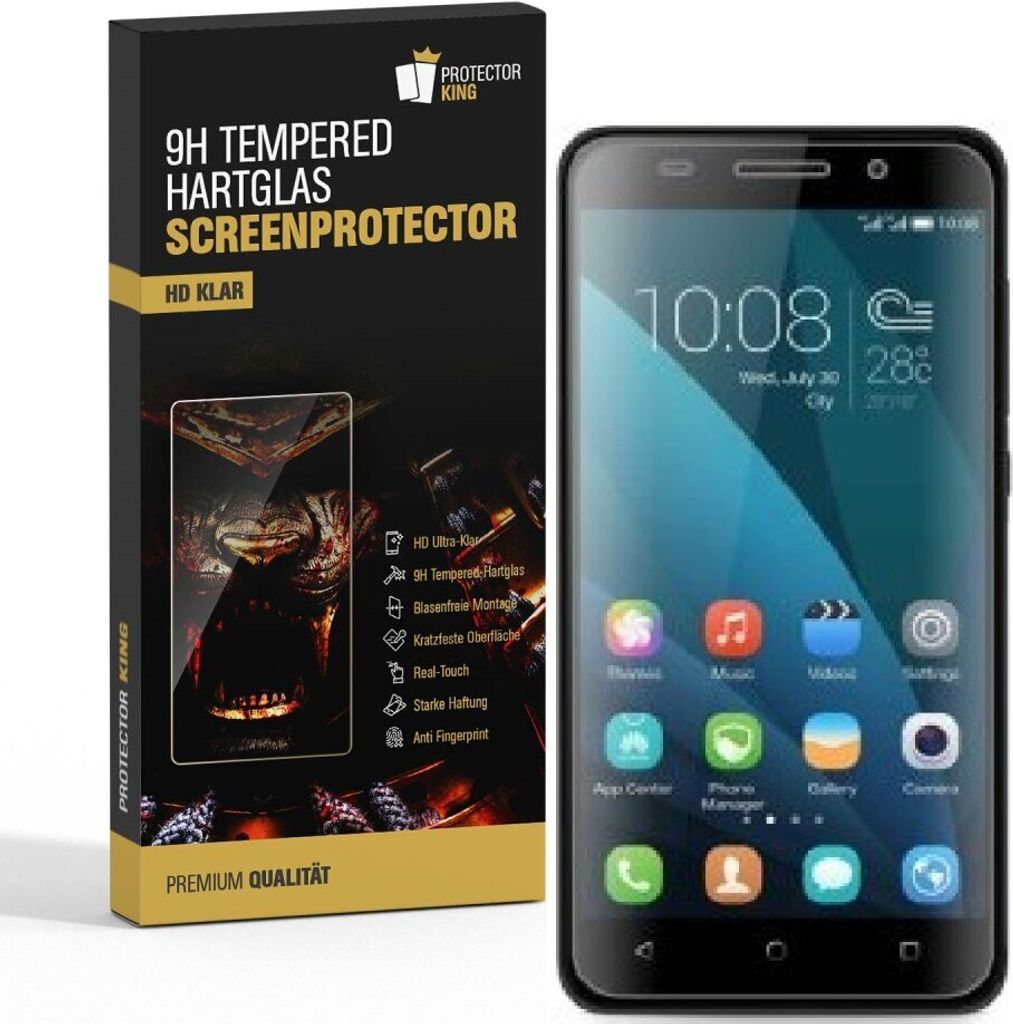 4x 9H Hartglasfolie für Huawei Honor 4X Panzerfolie Displayschutzfolie HD KLAR Panzerglas Schutzfolie