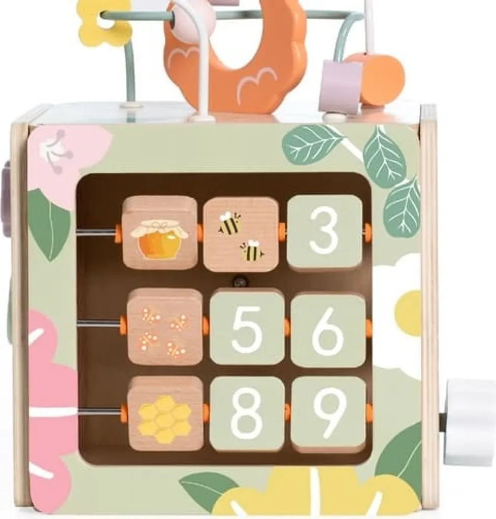 Cube à moteur d'abeille pour stimuler la coordination de votre bébé - 7
