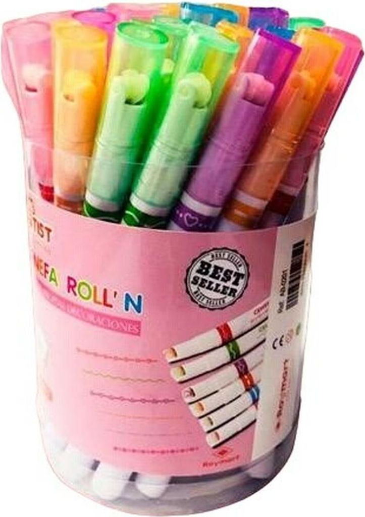 Roymart Roll'N Roll'N Border Stifteset 36 Stück Mehrfarbig