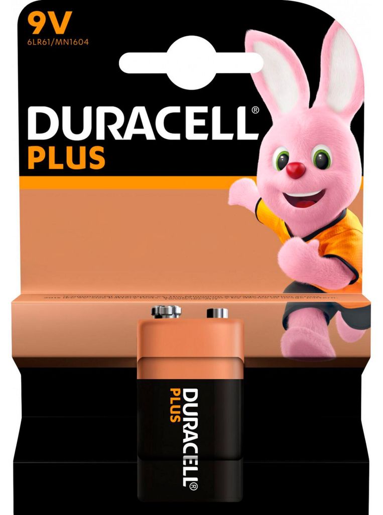 Duracell - Batteria Alcalina Plus 9 V E-Block 6Lr61 Mn1604 Immagine del prodotto 