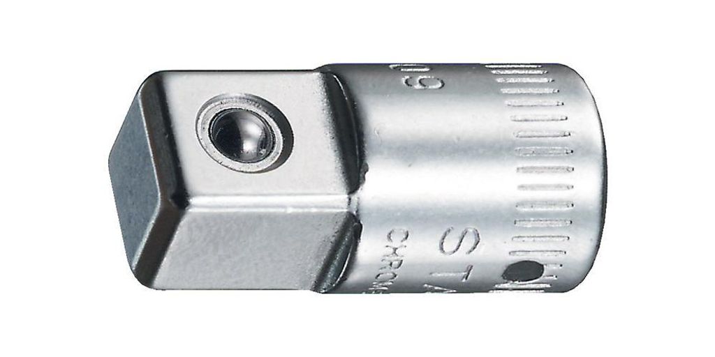 Vergrößerungsstück 410 Antr.1/4 Zoll Abtrieb 1/2 Zoll L.28mm STAHLWILLE