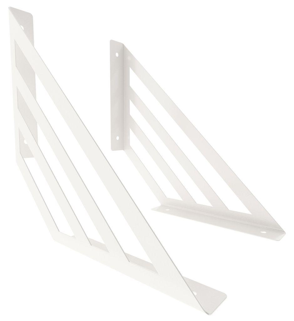 2x sossai Design Regalträger Truss in Weiß 250x250mm Produktbild 