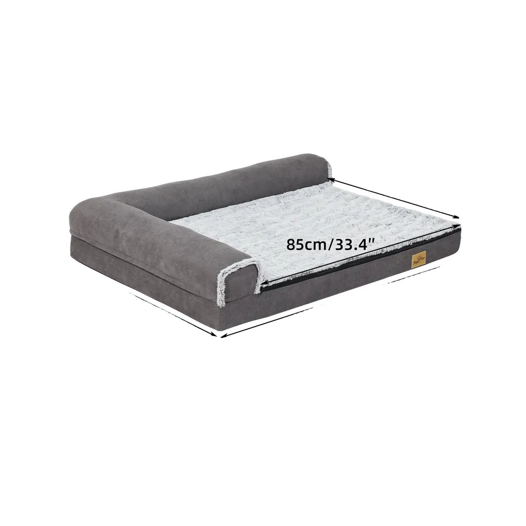 Letto per cani, memory foam, sfoderabile e lavabile, L