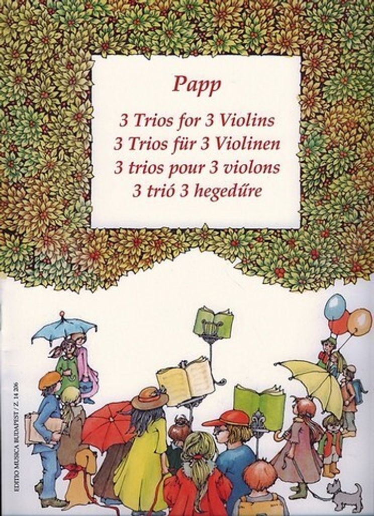 3 Trios für 3 Violinen Spielpartitur
