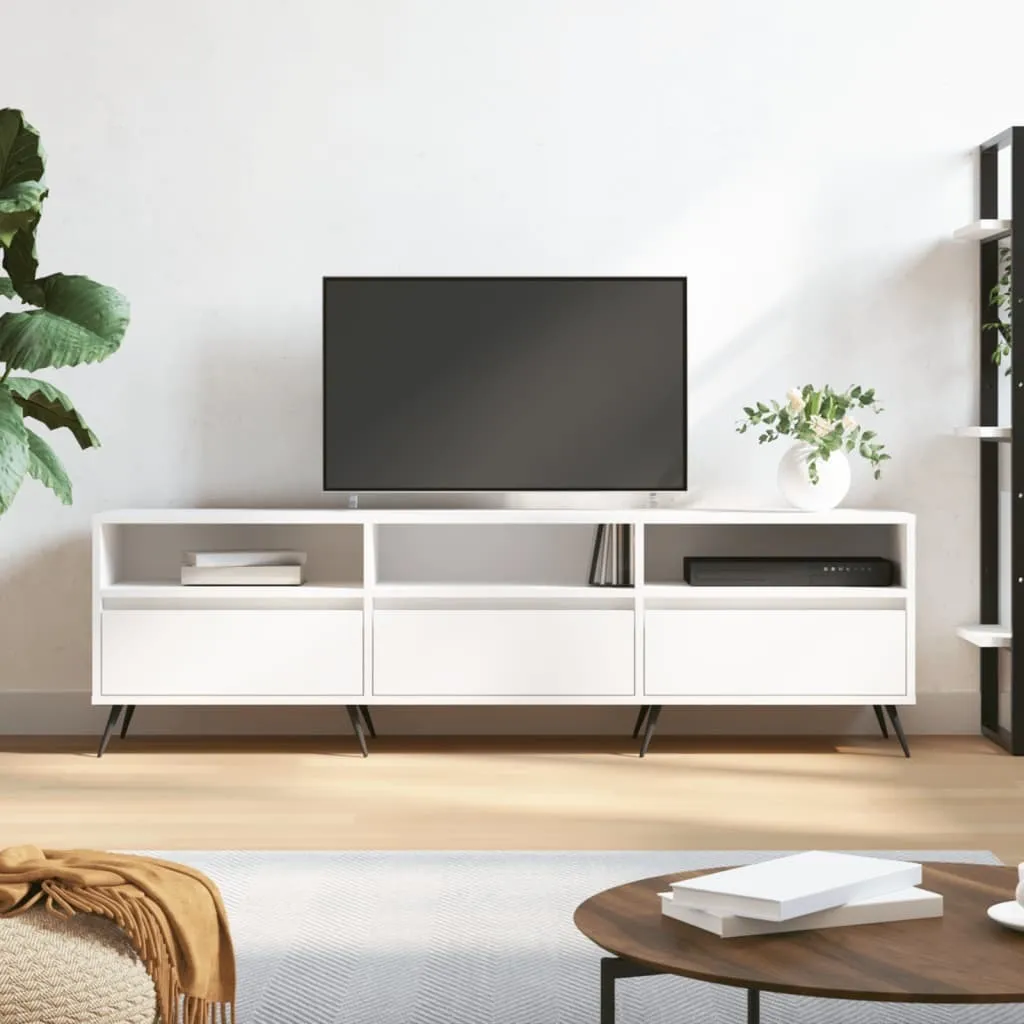 Mobile Porta TV Bianco 150cm The Living Store | Arredo Chic per Loft