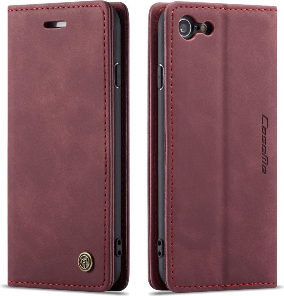 iPhone SE (2022/2020), iPhone 8 / 7 Hülle - CaseMe 013 Klapphülle - Bordeaux