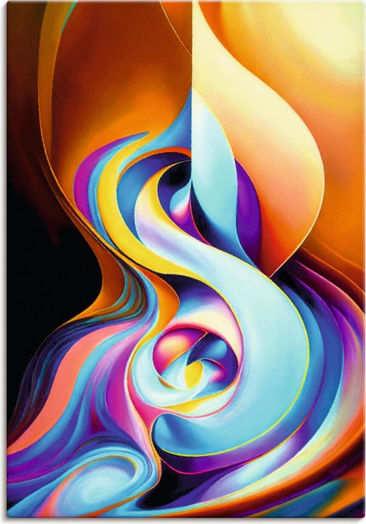 ARTland Leinwandbild Die kaputte Acht Größe: 70x100 cm