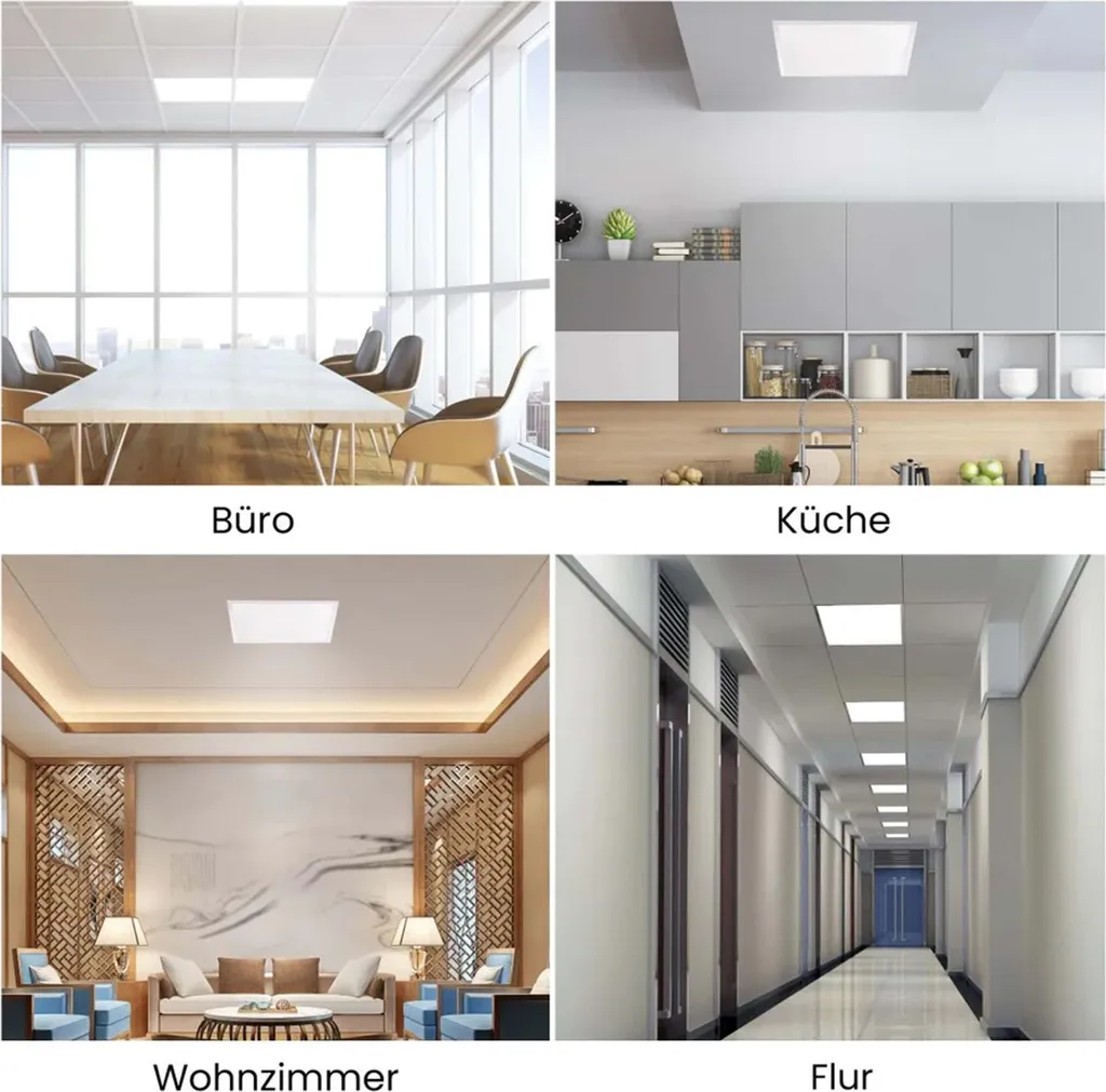 Panneau LED ENOVALITE 620x620mm 36W 4320lm avec Driver OSRAM Intégré - 3