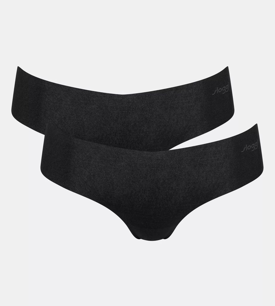 sloggi Damen Hipster 2-Pack ZERO Modal 2.0 - BLACK - Größe S
