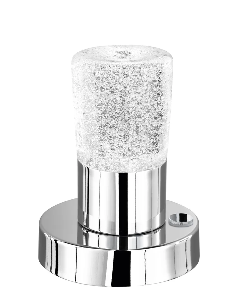 Lampe de table CRISTO argent en métal - Éclat métallique et design