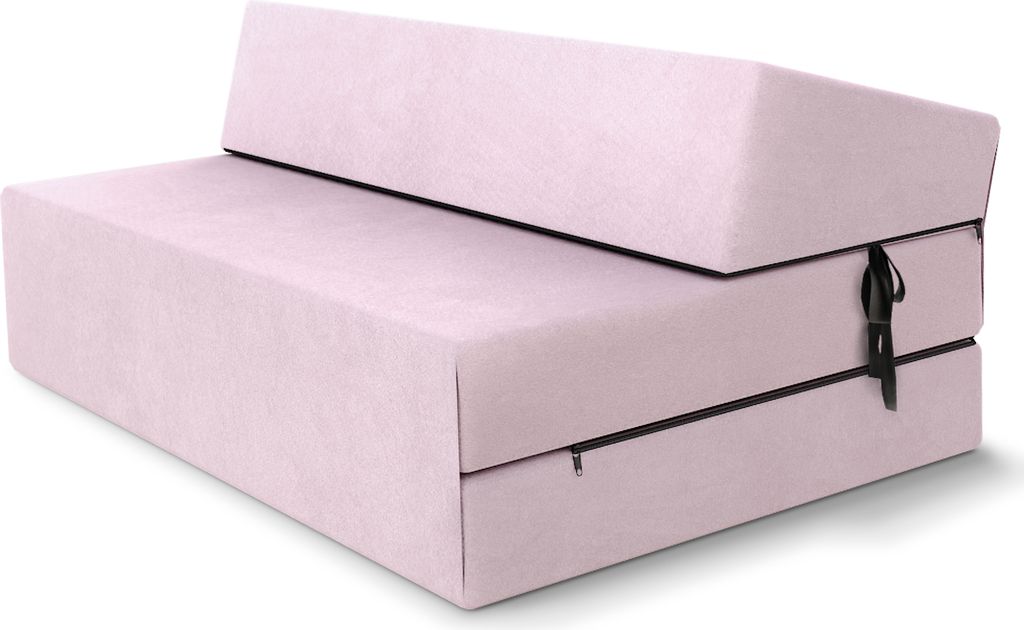 Klappmatratze 120x200 cm Futonsofa SUZI MAXI Kaltschaum Polyurethan Höhe ca. 14 cm Trinity Rosa