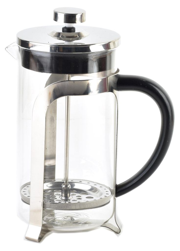 ANNE Cafetière French Press 1000ml, Acier inoxydable, Verre Image du produit 
