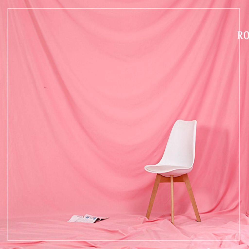 Fotografie-Hintergrund, Fototuch für Videoaufnahmen, Porträt, Fotograf, Studio, Rosa, 2 x 2,4 m