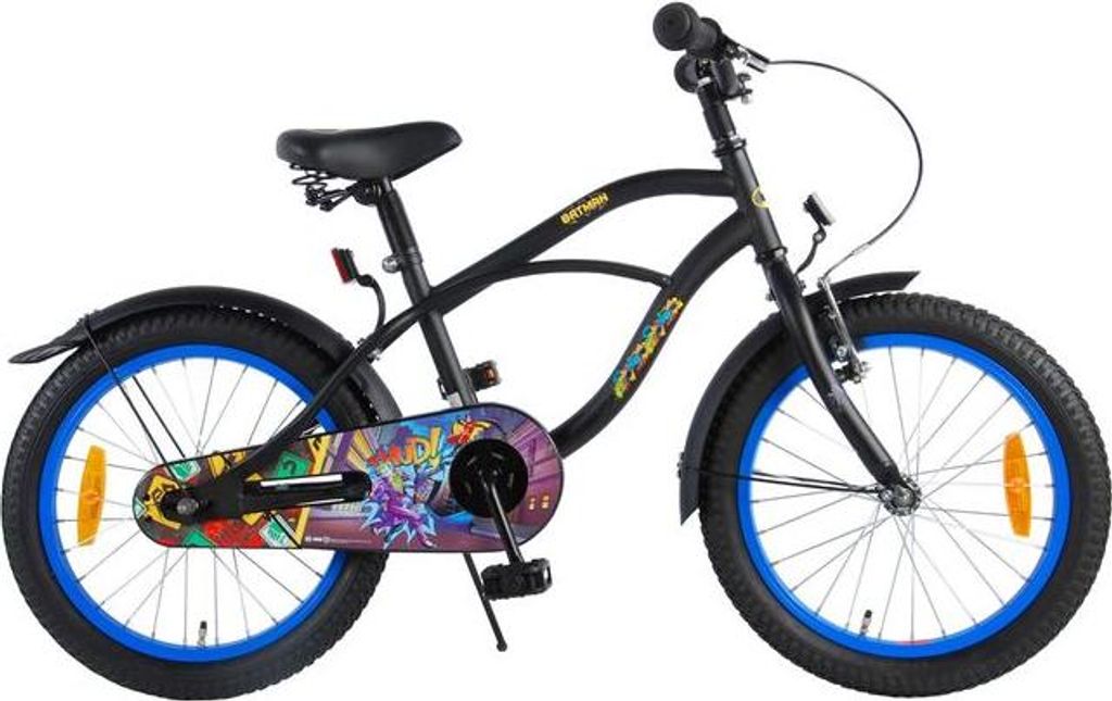 Batman Kinderfahrrad - Jungen - 18 Zoll - Schwarz Produktbild 