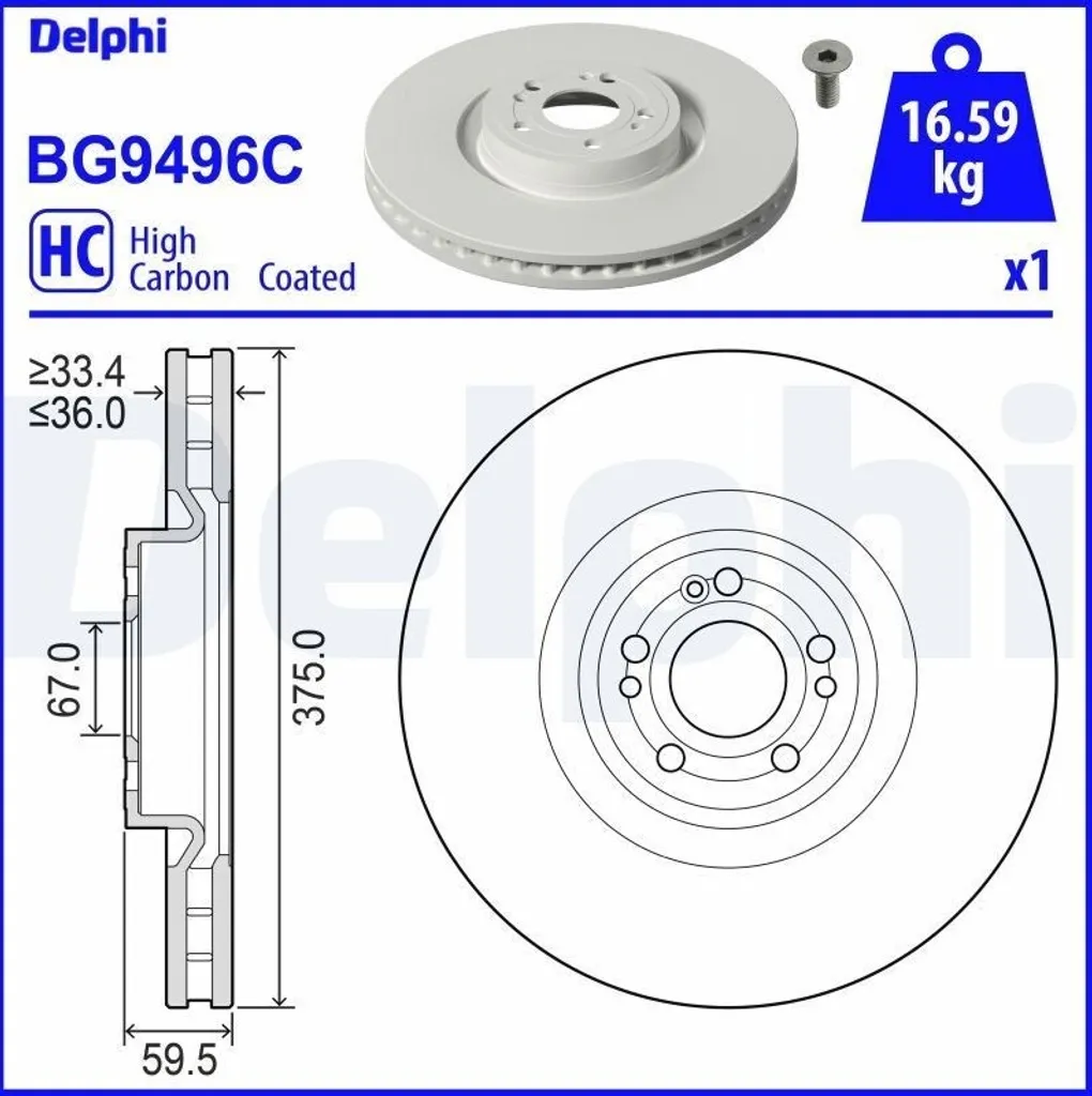 Stopper les Vibrations : Disques de Frein Delphi pour Mercedes GLE et GLS