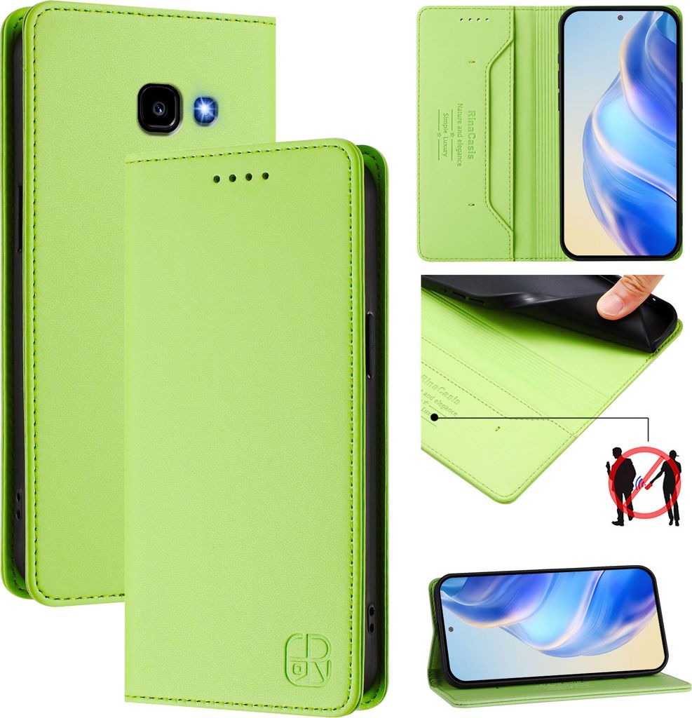 Lederhülle für Samsung Galaxy A3 2017 Hülle Flip Produktbild 