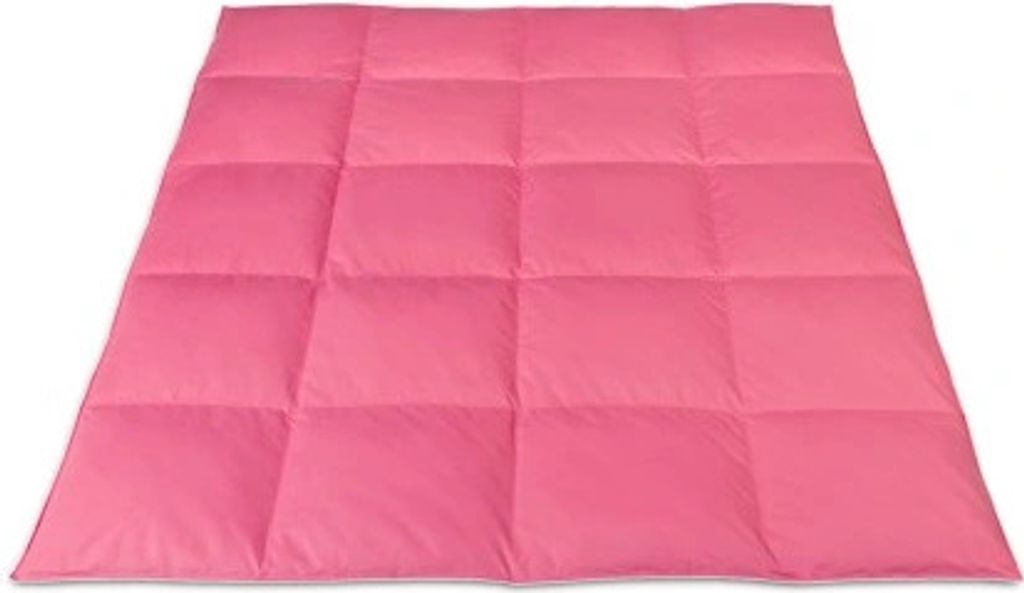 Natürliche, Baumwolle, Decke Bettdecke 100% Daunen, 135/200, 1,0 kg, Rosa