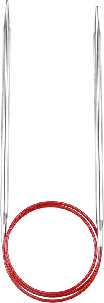 Rundstricknadel RED LACE Edelstahl 4,50 mm 60 cm
