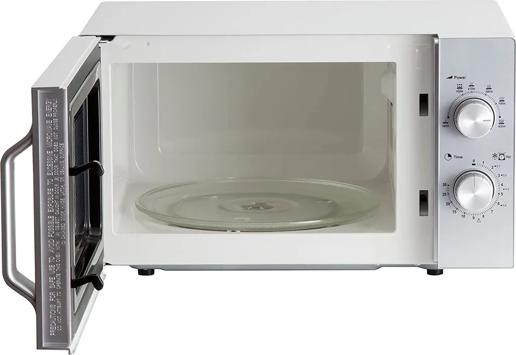 Four à micro-ondes 20L Sharp R204S Silver avec 5 Niveaux de Puissance