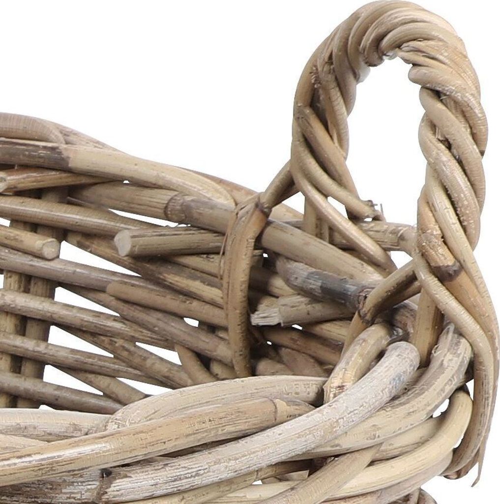 Weidenkörbe Rund Natural-Grey 3er-Set Produktbild 5