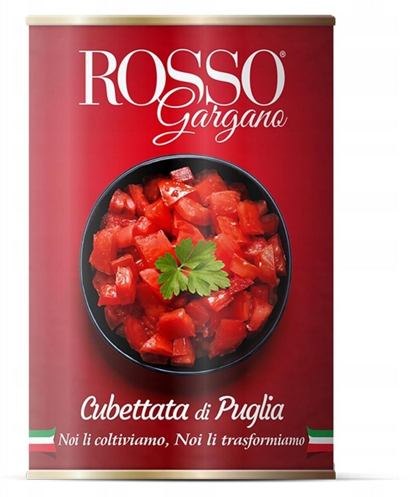 Würfeltomaten aus Apulien 400g - Rosso Gargano Produktbild 