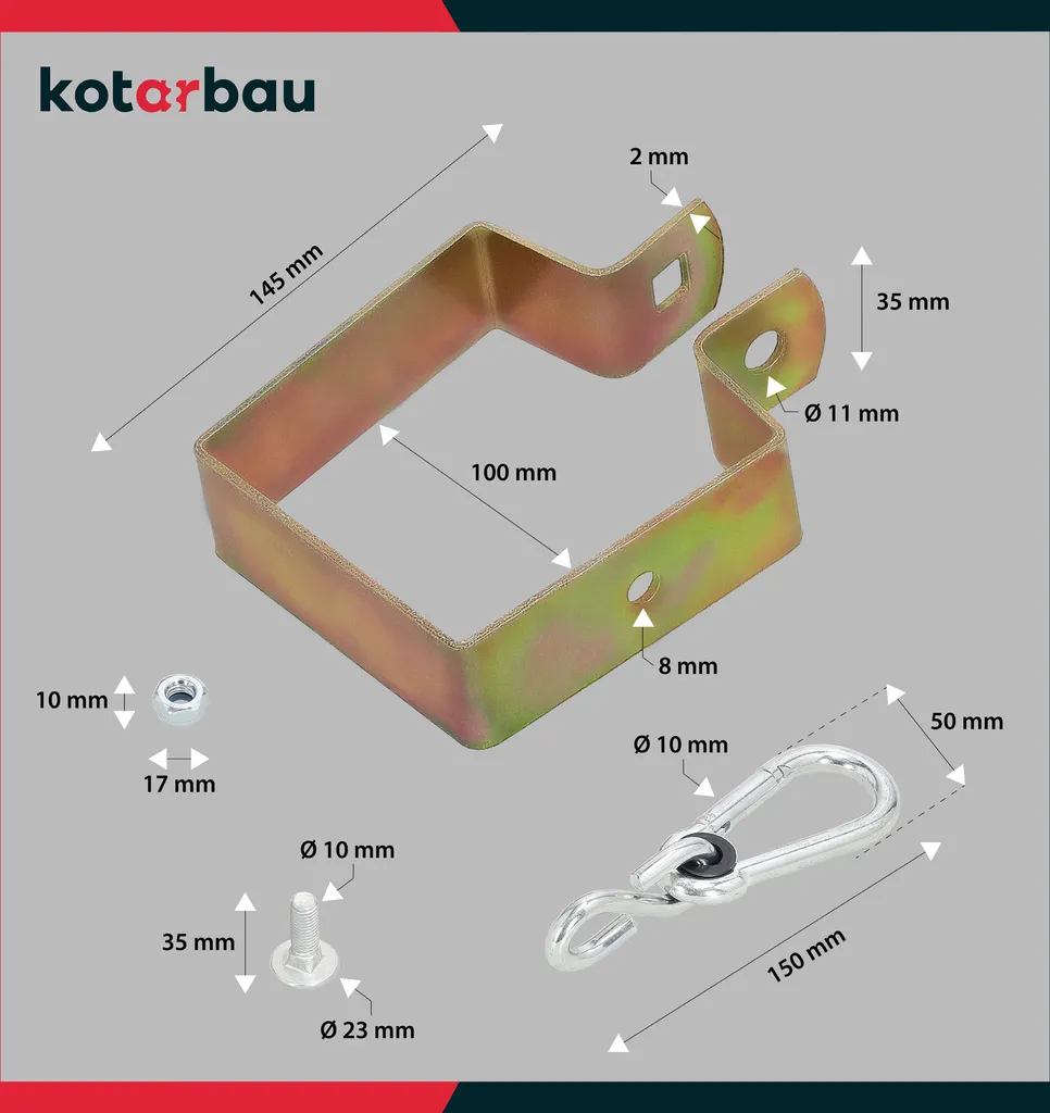 rewagi® 100x ganci per tende bianchi - ganci a clip con