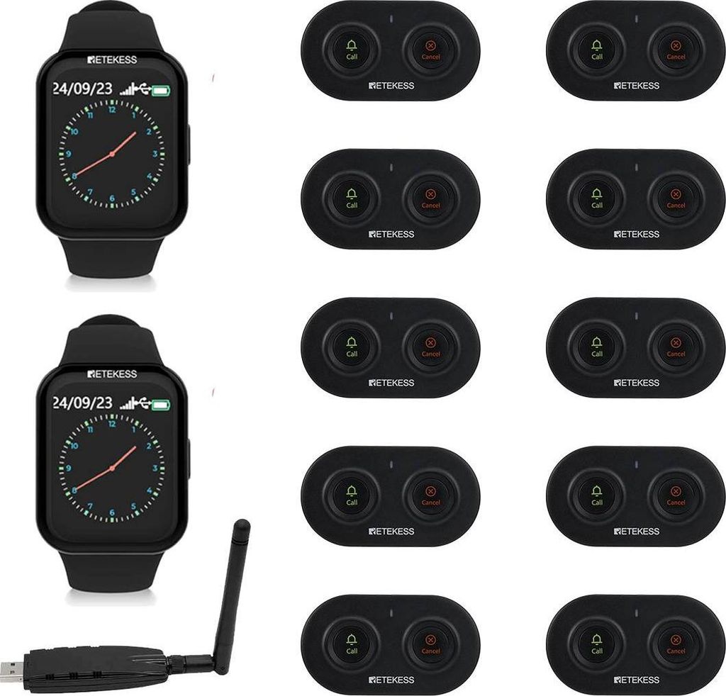 Retekess TD113 Restaurant Pager System, mit TD036 Produktbild 