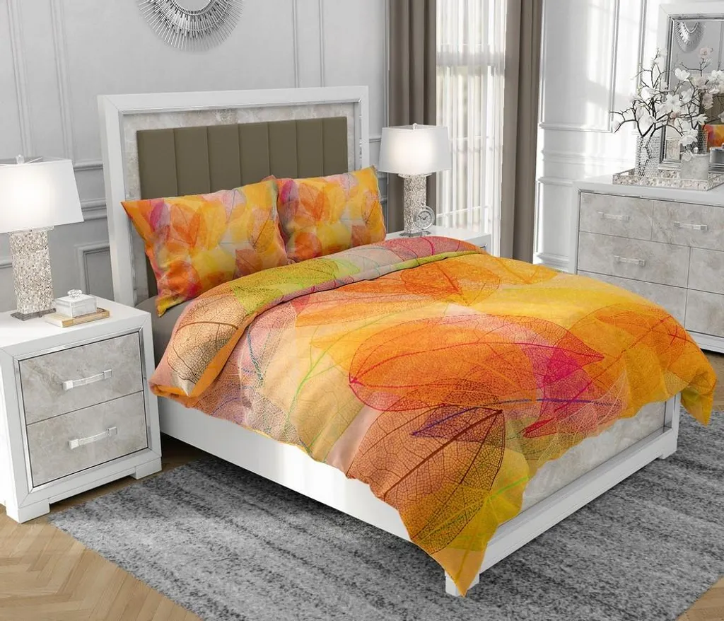 Parure Letto SOVIO 160x200 Multicolore in Cotone Premium So.0238
