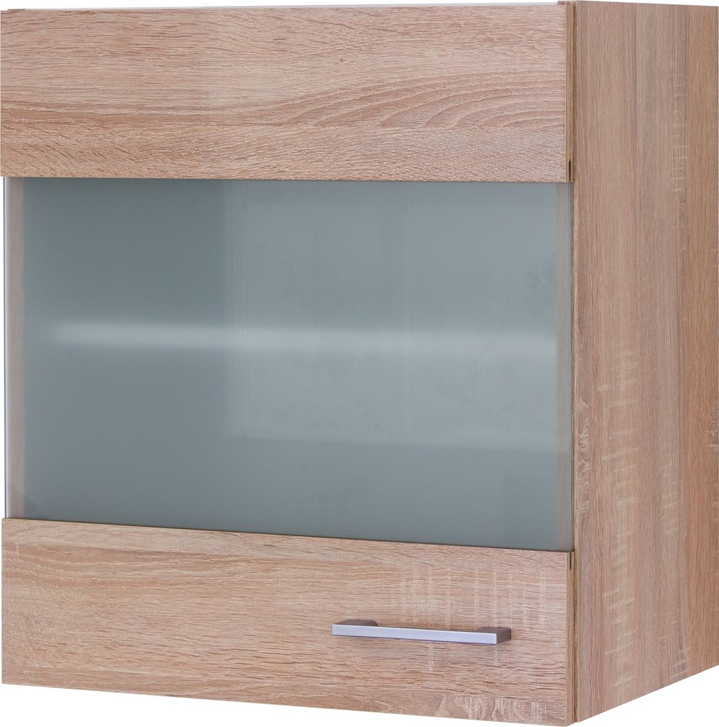 Flex-Well Glas-Hängeschrank 50 cm breit, 54,8 cm hoch SAMOA 00007594