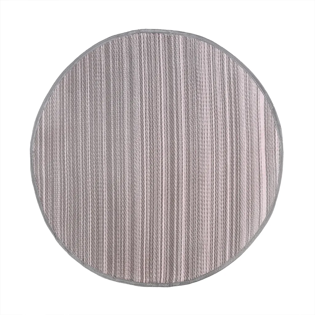 Tapis Extérieur 120cm Rond Modern Timba Résistant aux UV et Lavable