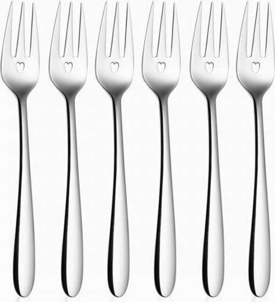 Alfa love forchetta da dessert con cuore set da 6 pezzi Immagine del prodotto 