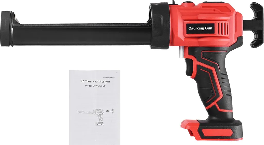 Pistolet à mastic sans fil pour étanchéité et isolation 20V avec LED