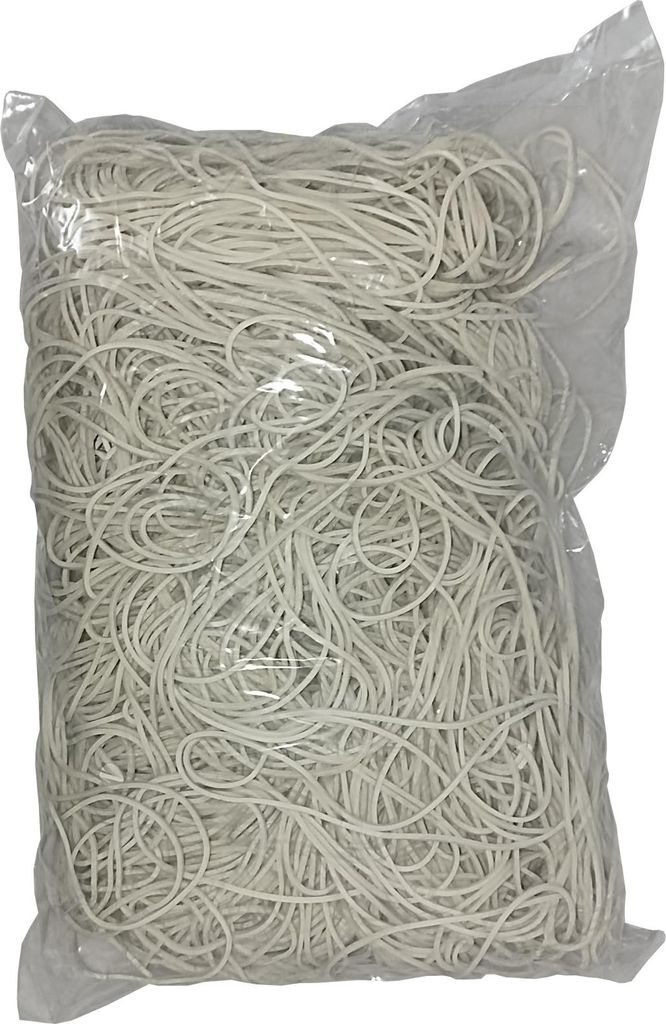 1 kg Gummiringe weiß 100 mm Ø 1,5 x 1,5 mm breit