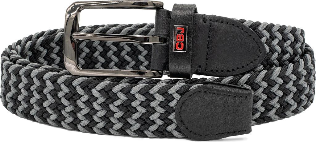 Cipo & Baxx Herren Gürtel BA-CG188 Black-Grey 90cm x 3,7cm