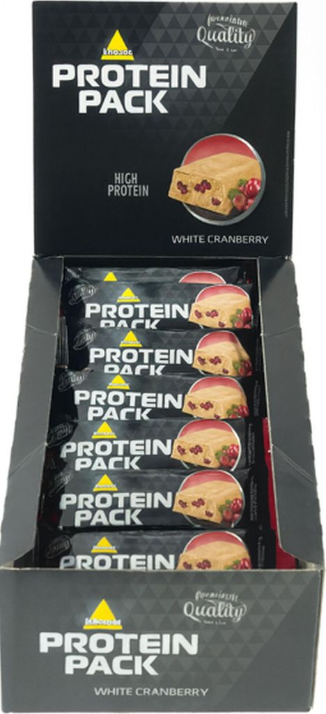 Inkospor X-Treme Protein Pack - 24 Riegel White Cranberry