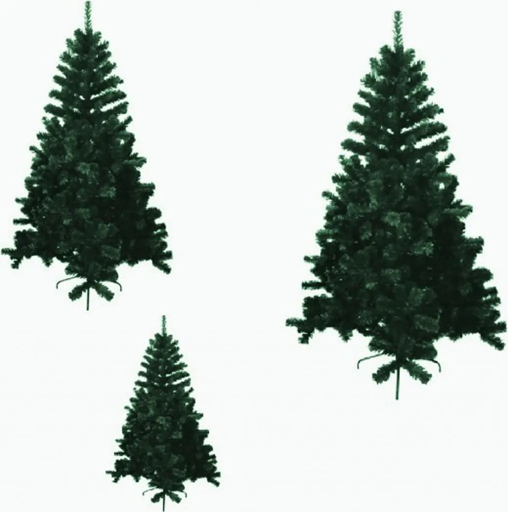 Grand sapin de Noël synthétique touffu, modèle luxe en plusieurs tailles