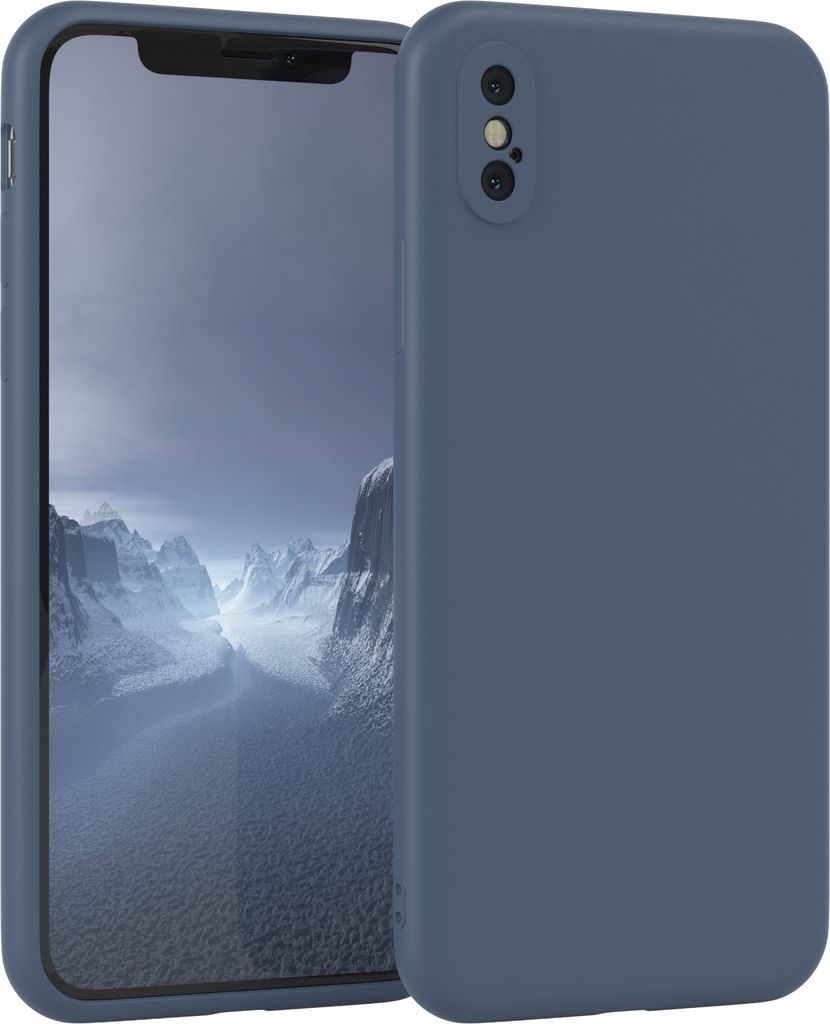 EAZY CASE - TPU Hülle für Apple iPhone XS Max, TPU Case stoßfeste Handyhülle, weiches Cover mit Kameraschutz, Silikonhülle in Dunkelblau