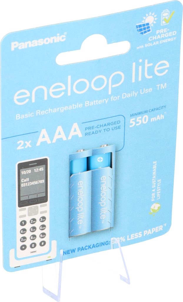 Eneloop BK-4LCCE/2DE 1x2 Panasonic Eneloop lite Micro Immagine del prodotto 