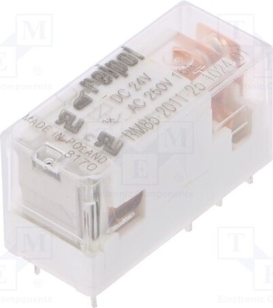 1x Relais: elektromagnetisch 16A/250VAC USpule : 24VDC Mini RM85-2011-25-1024-01