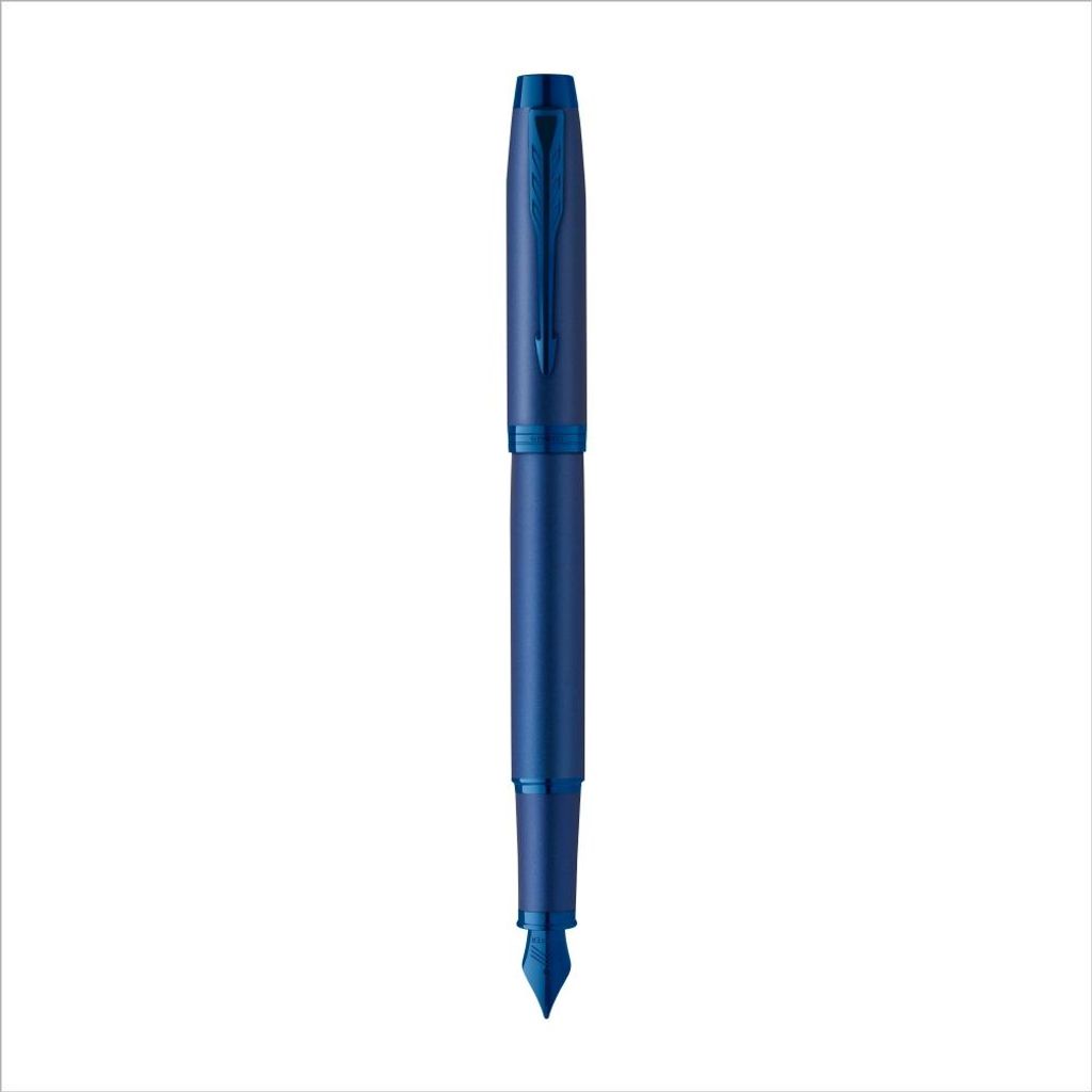 Parker - IM Monochrome Blue Füllfederhalter, fein, Geschenkbox, Extrem stark, Magnettafeln, Kühlschränke, Whiteboards, DIY