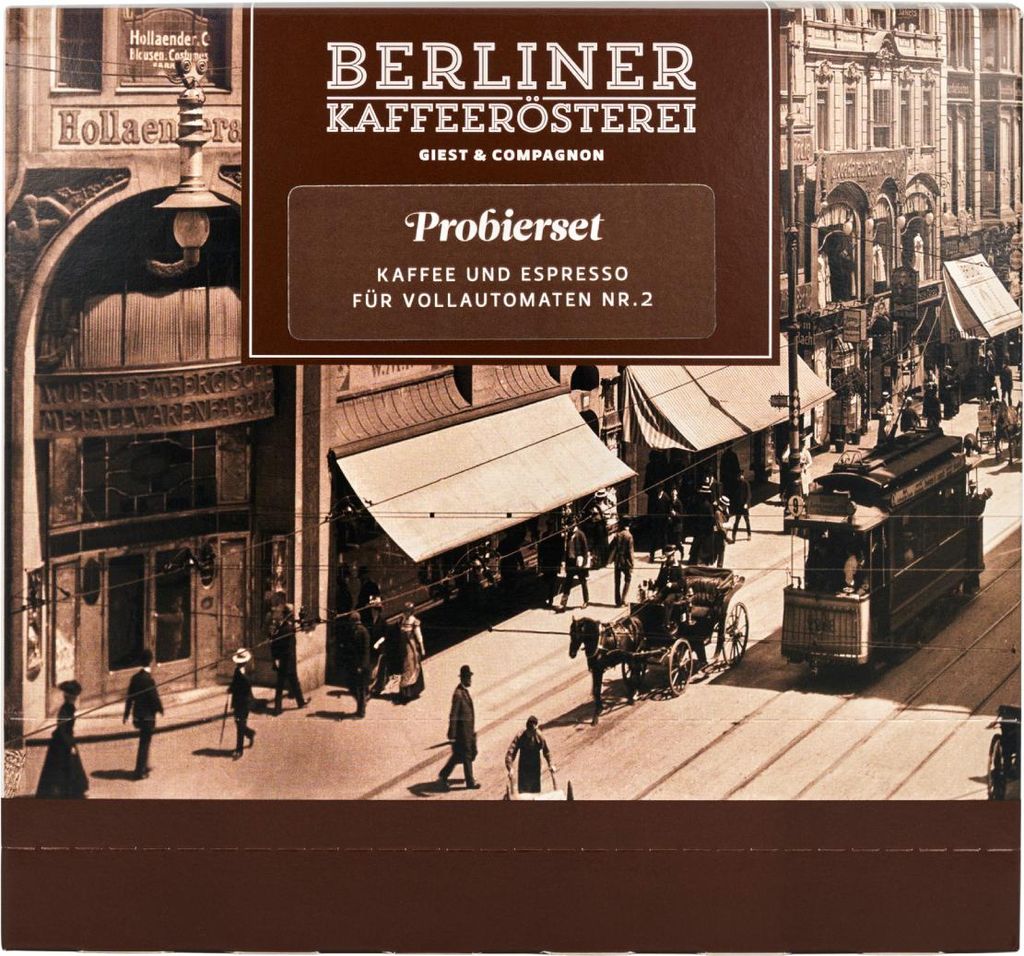 Berliner Kaffeerösterei - Probierset Kaffee und Espressi für Vollautomaten 2 (8x75g / ganze Bohne)