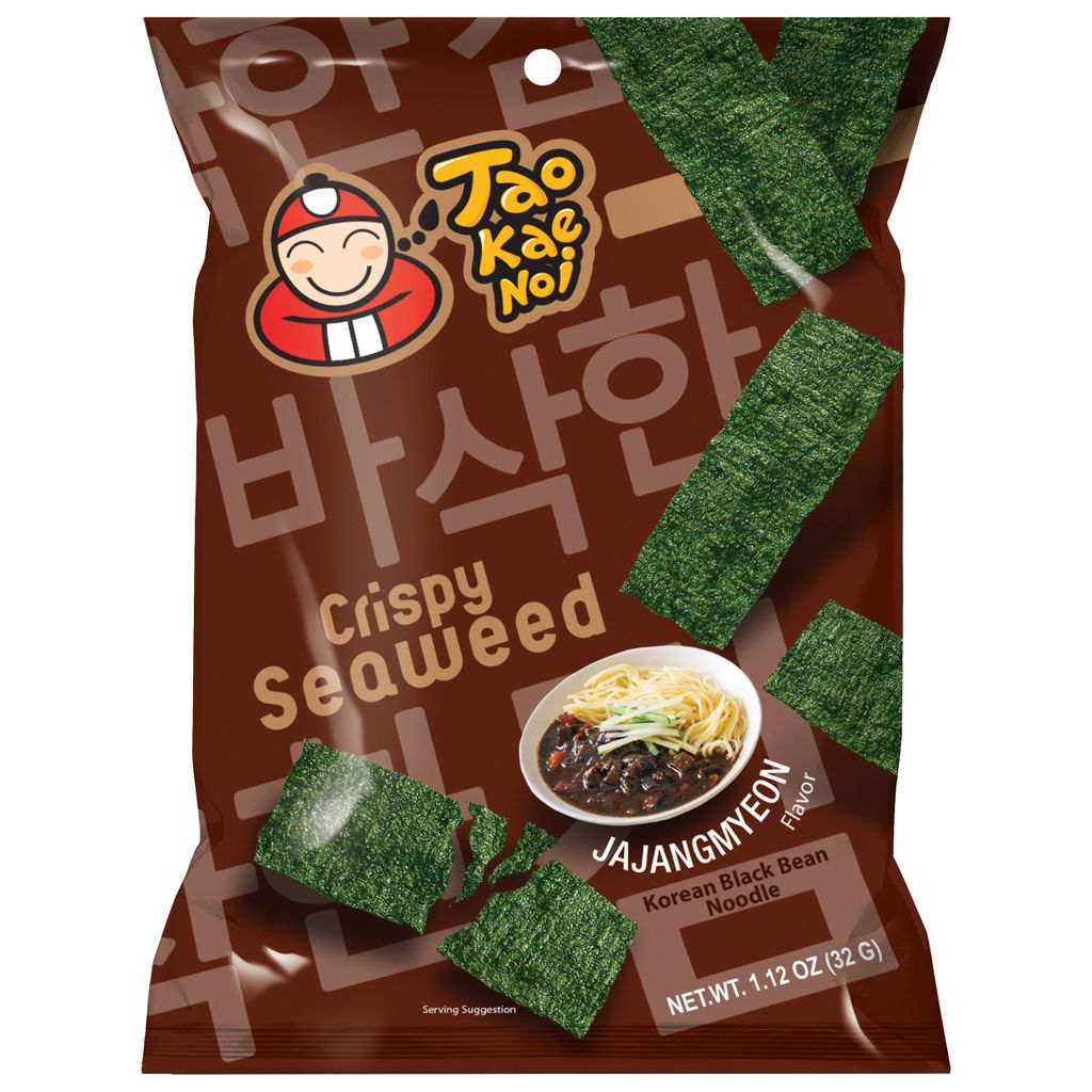 TAO KAE NOI Crispy Seaweed Jajangmyeon 32 g - Sapore di Immagine del prodotto 