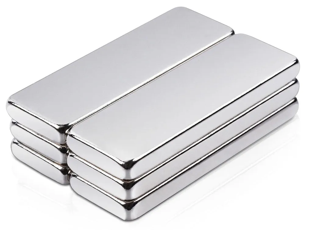 Aimants pour Tableau Magnétique et Placard - Set de 6 Barres Puissantes