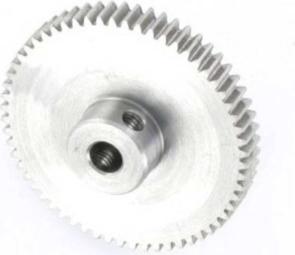Reely Stahl Stirnzahnrad Modul-Typ: 0.5 Bohrungs-Ø: 4 mm Anzahl Zähne: 60